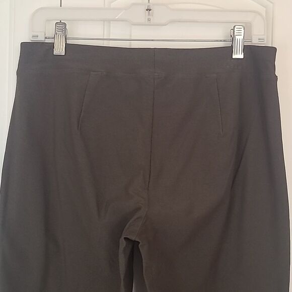Eileen Fisher Slim Fit Washable Stretch Crepe Ankle Pants Olive Green Size S - Picture 7 of 14